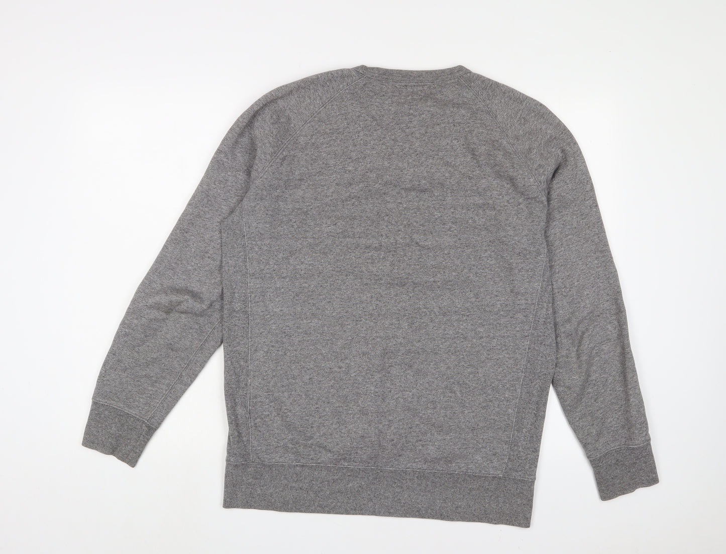 Levi's Mens Grey Cotton Pullover Sweatshirt Size M - Logo, Embroidered