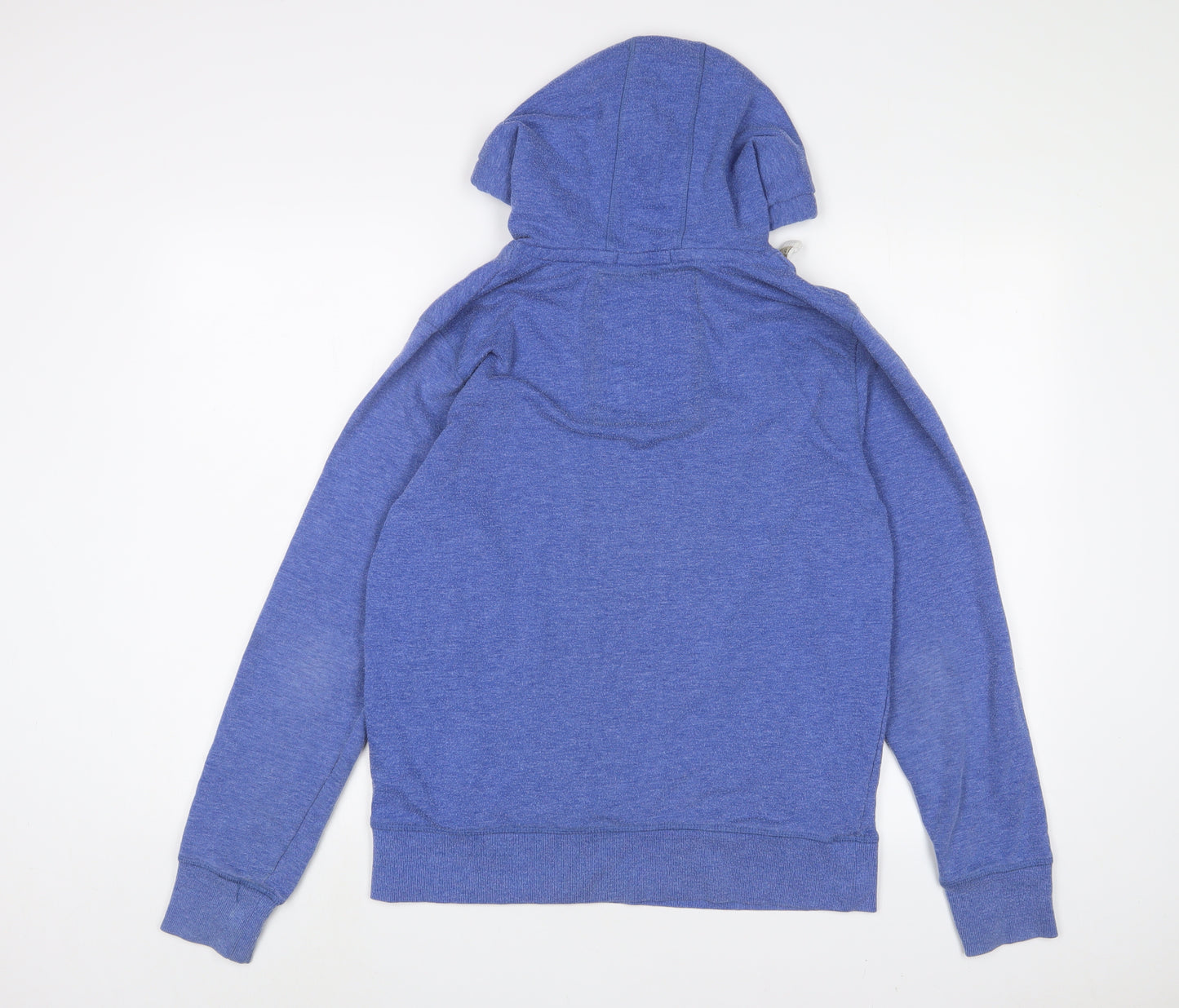 Tokyo Laundry Mens Blue Cotton Pullover Hoodie Size M - Logo, Embroidered