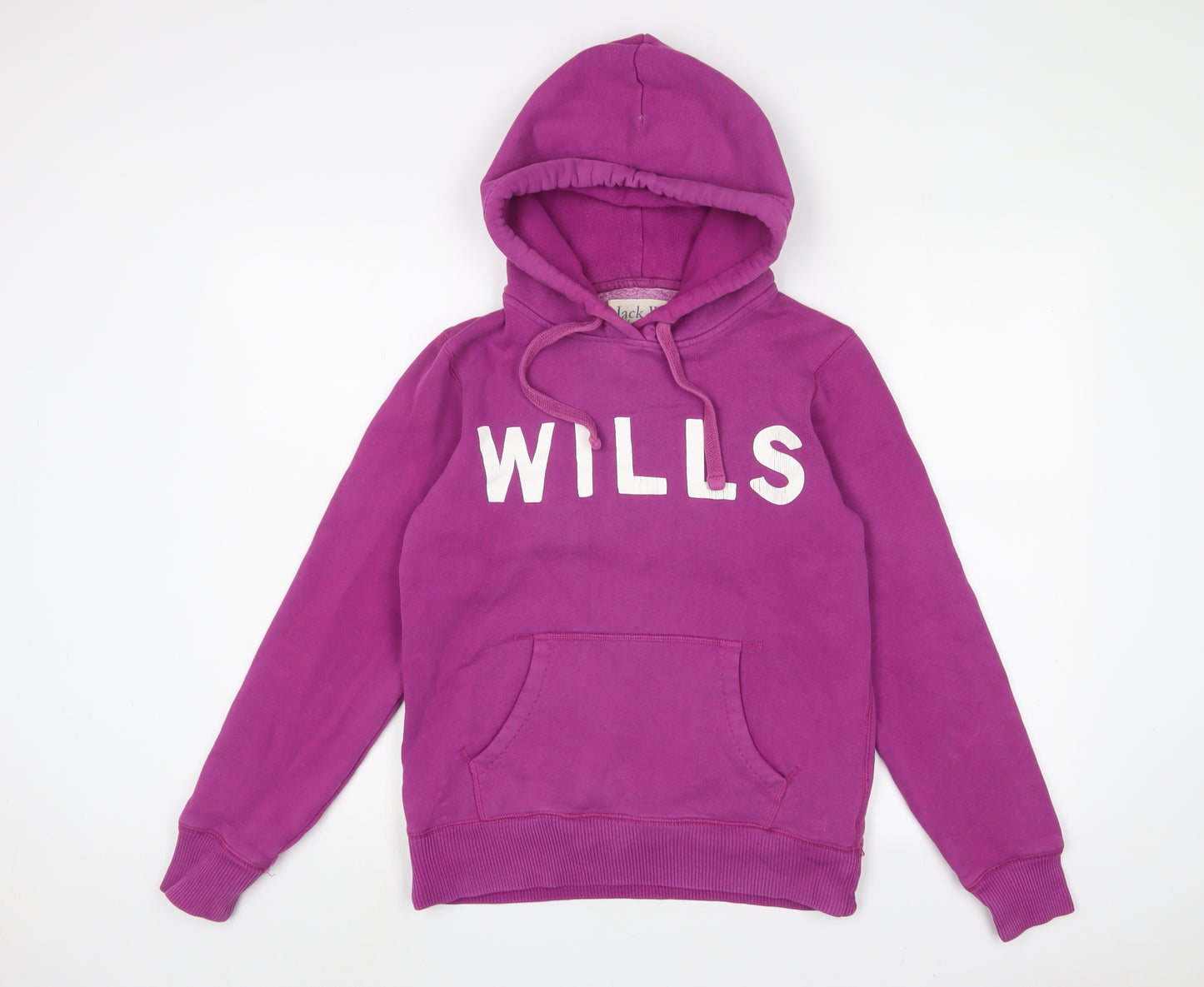 Jack Wills Womens Purple Cotton Pullover Hoodie Size 10 Pullover - Logo