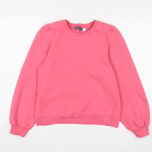 Mint Velvet Womens Pink Cotton Pullover Sweatshirt Size S Pullover