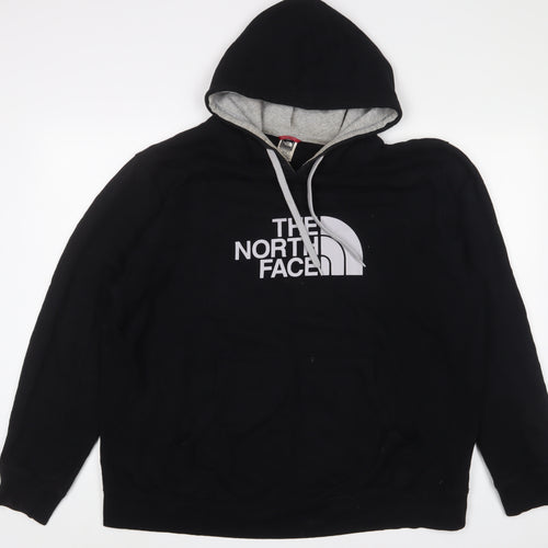 The North Face Mens Black Cotton Pullover Hoodie Size XL - Logo