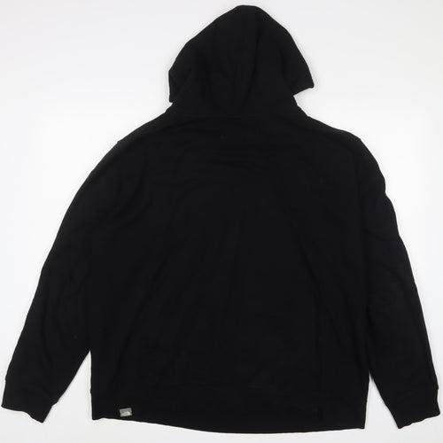 The North Face Mens Black Cotton Pullover Hoodie Size XL - Logo