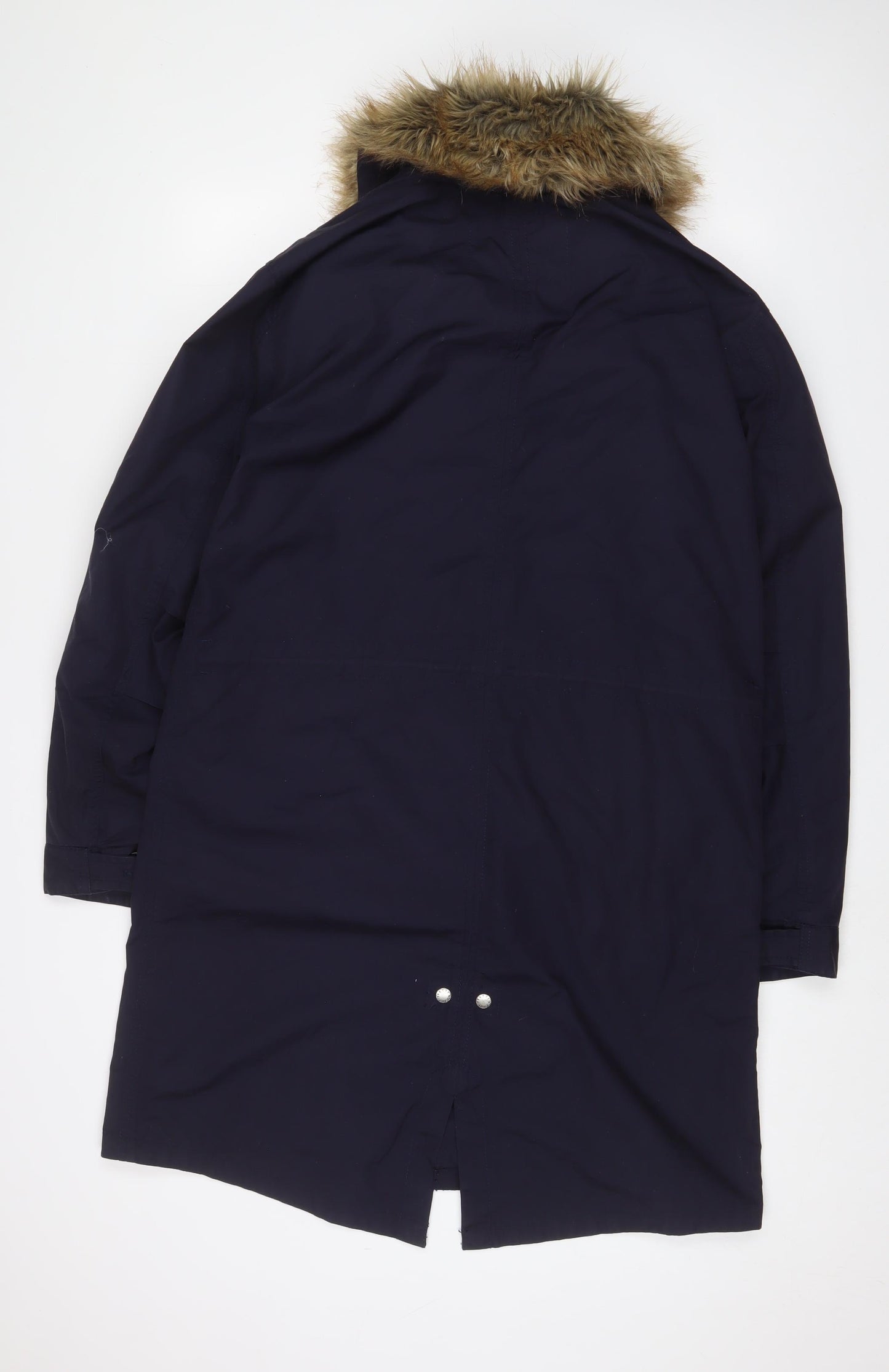 Pretty Green Womens Blue Jacket Coat Size S Zip