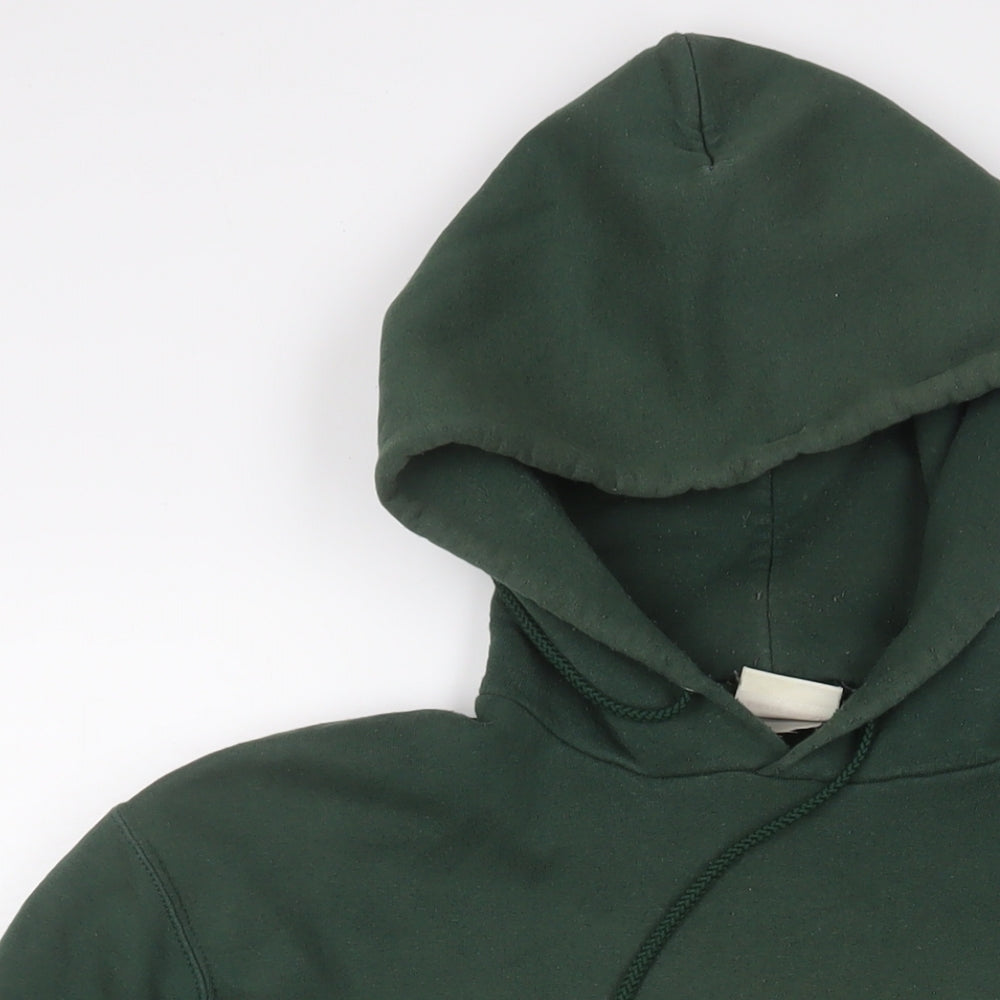 Champion Womens Green Cotton Pullover Hoodie Size M Pullover - Calpoly