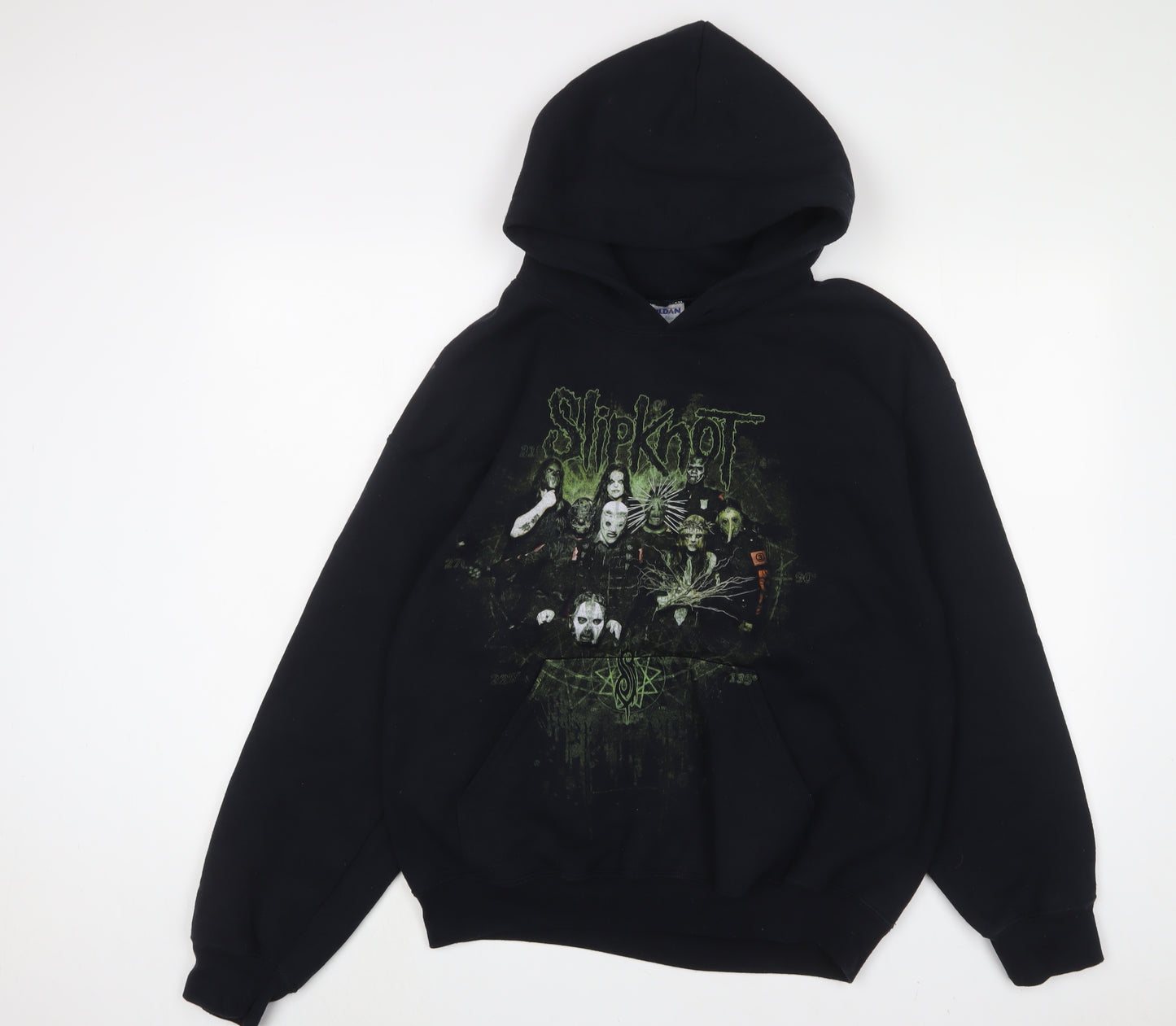 Slipknot Mens Black Cotton Pullover Hoodie Size M