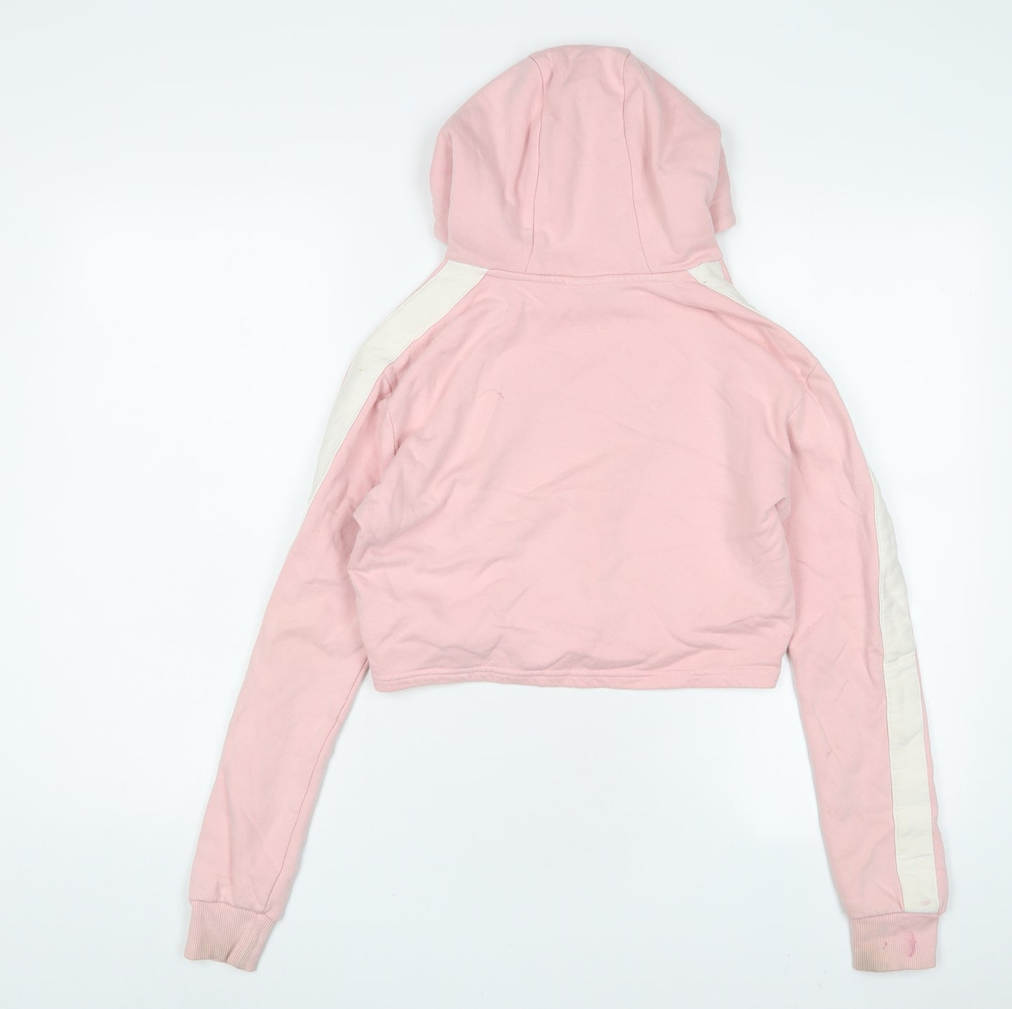 ellesse Womens Pink Cotton Pullover Hoodie Size 6 Pullover - Logo