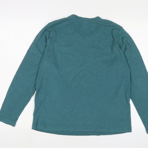 Uniqlo Womens Blue Viscose Pullover Sweatshirt Size L Pullover