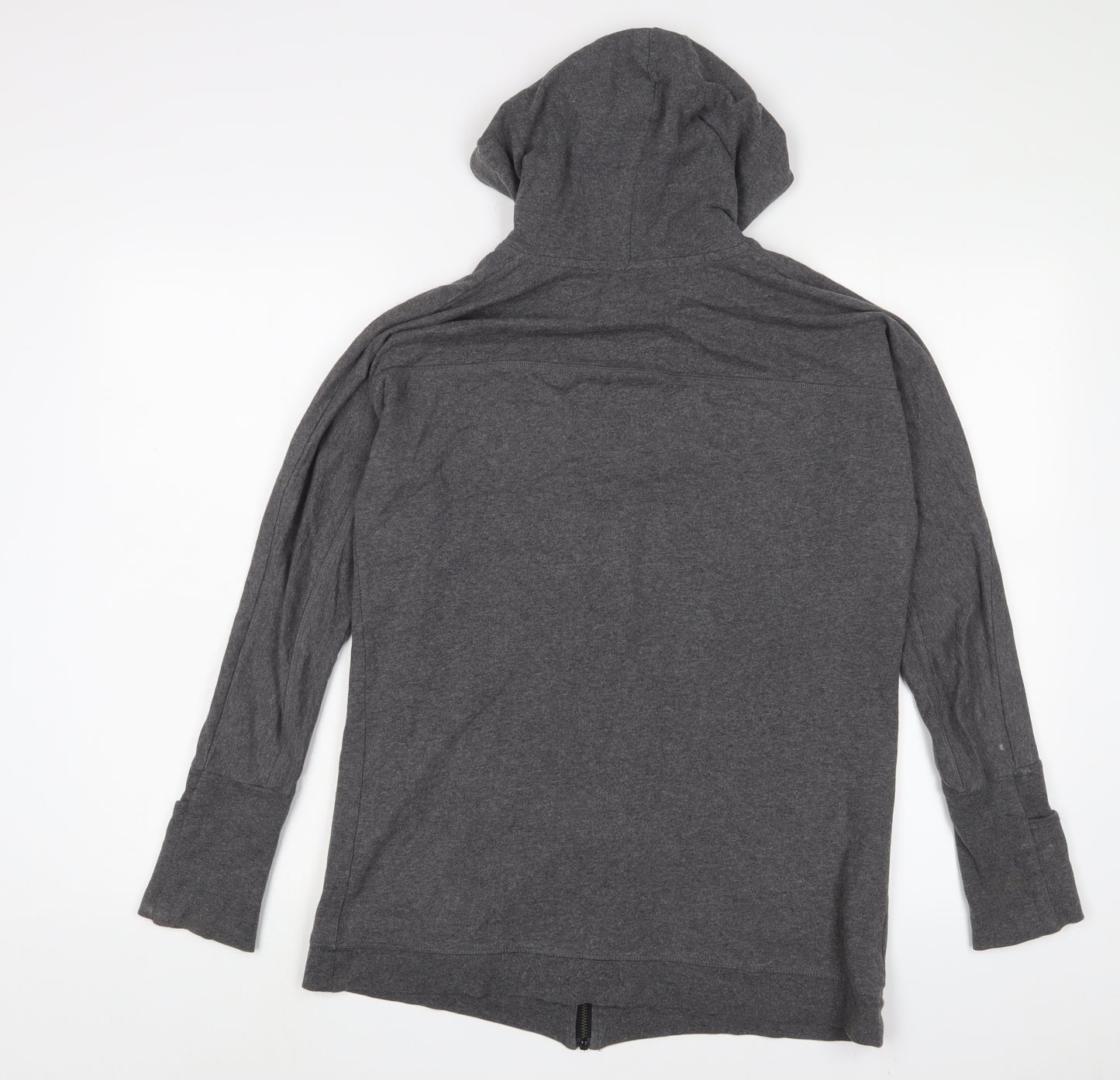 mamas & papas Womens Grey Camel Full Zip Hoodie Size 10 Zip