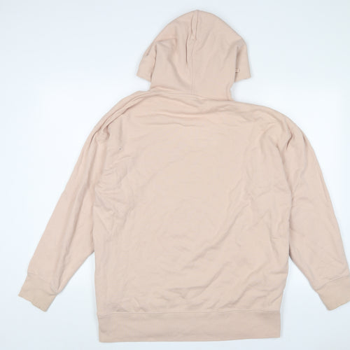 Uniqlo Womens Beige Cotton Pullover Hoodie Size M Pullover - Amazing things will happen