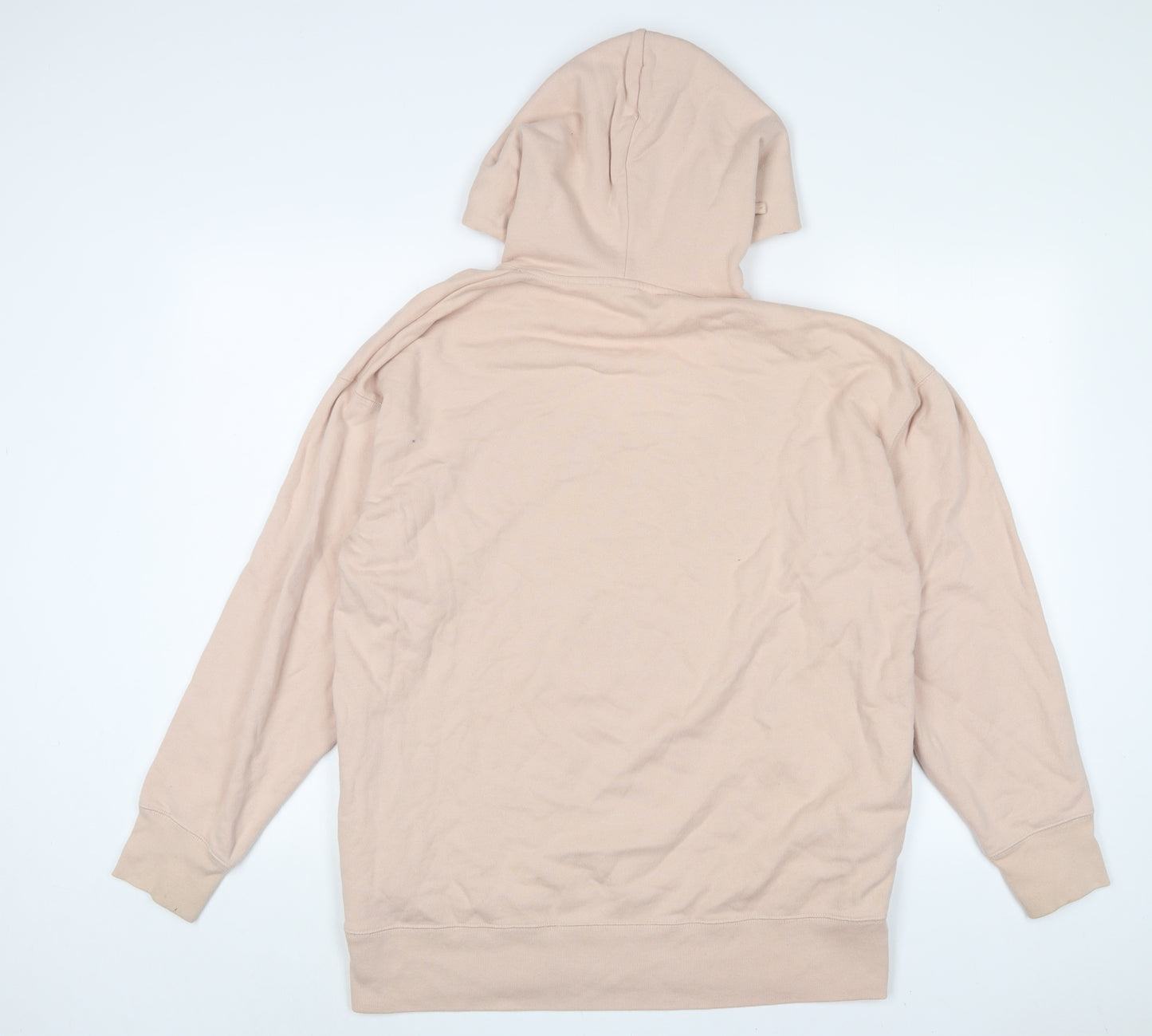 Uniqlo Womens Beige Cotton Pullover Hoodie Size M Pullover - Amazing things will happen