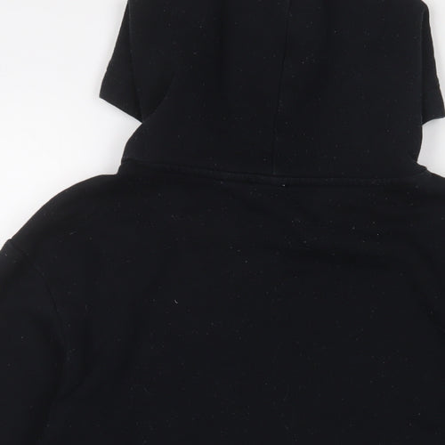 True Religion Womens Black Cotton Pullover Hoodie Size M Pullover - Logo