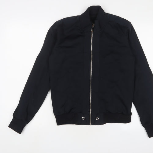 Zara Mens Black Jacket Size S Zip