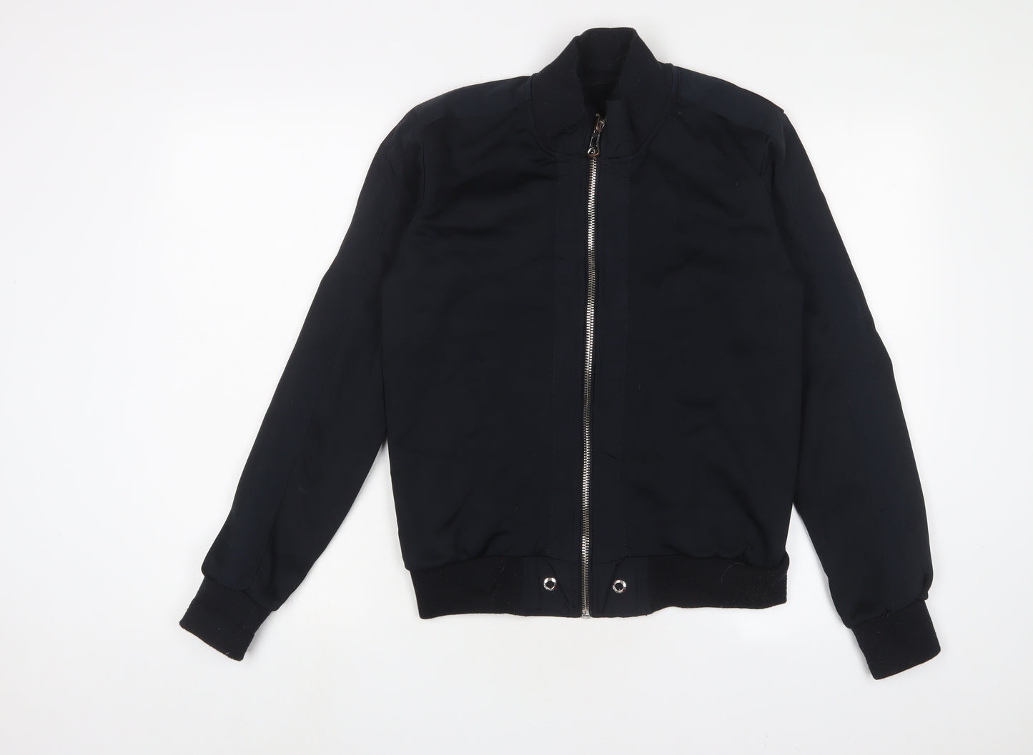 Zara Mens Black Jacket Size S Zip