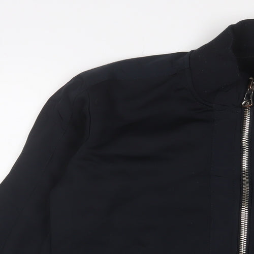 Zara Mens Black Jacket Size S Zip