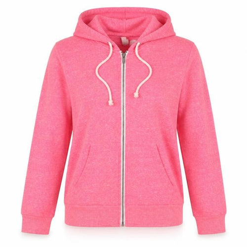 H&M Womens Pink Cotton Full Zip Hoodie Size M Zip