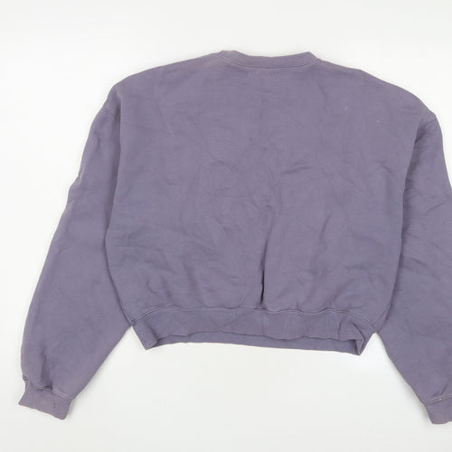 BIKBOK Womens Purple Cotton Pullover Sweatshirt Size S Pullover - New York City