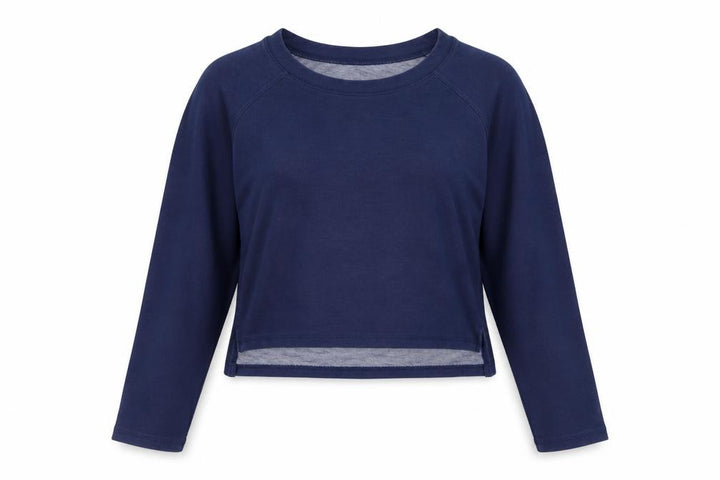 Forever 21 Womens Blue Cotton Pullover Sweatshirt Size L Pullover