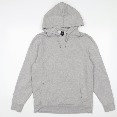 Ralph Lauren Mens Grey Cotton Pullover Hoodie Size M