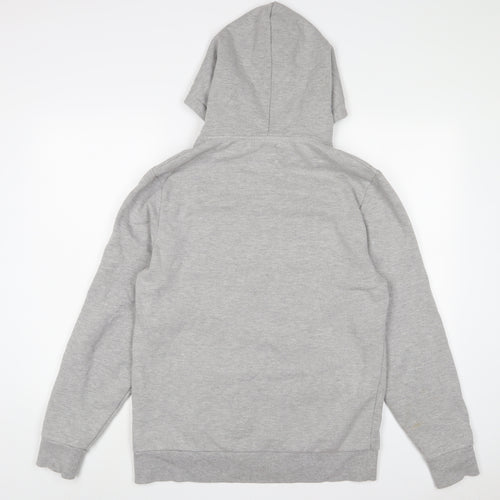 Ralph Lauren Mens Grey Cotton Pullover Hoodie Size M