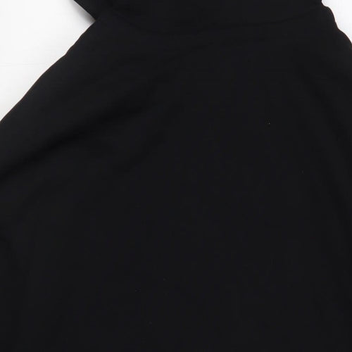 Marks and Spencer Mens Black Cotton Full Zip Hoodie Size 2XL