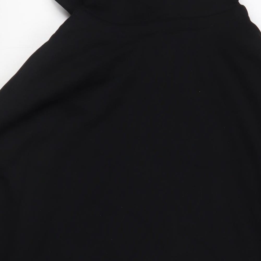 Marks and Spencer Mens Black Cotton Full Zip Hoodie Size 2XL