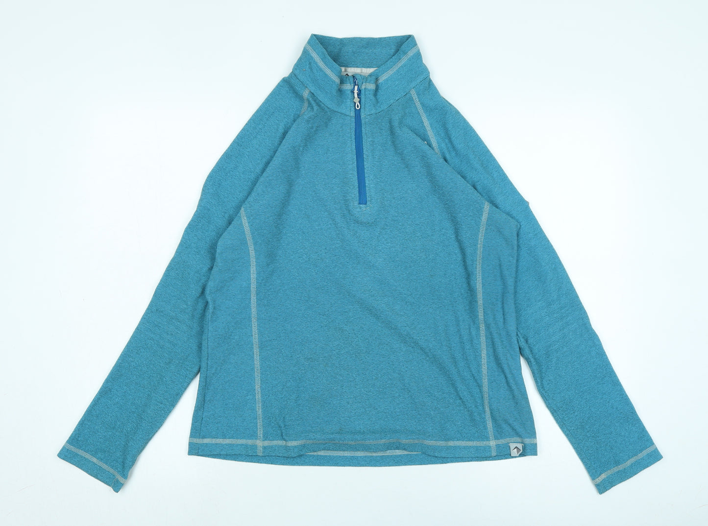 Regatta Womens Blue Polyester Pullover Sweatshirt Size 12 - Logo