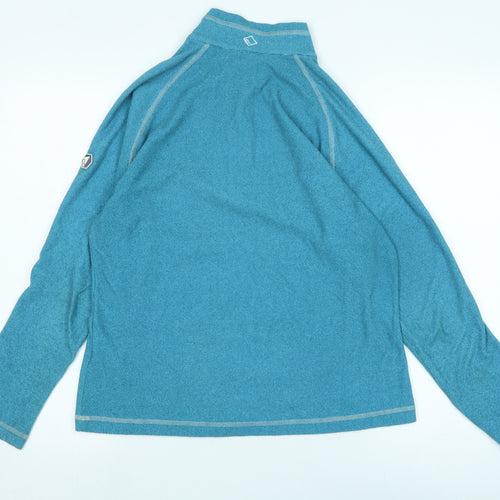 Regatta Womens Blue Polyester Pullover Sweatshirt Size 12 - Logo