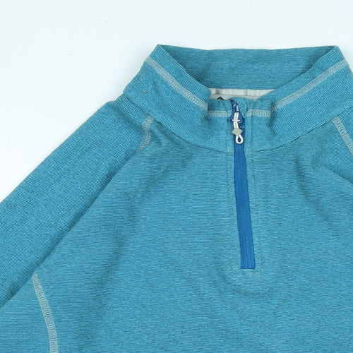 Regatta Womens Blue Polyester Pullover Sweatshirt Size 12 - Logo