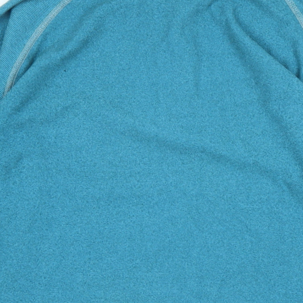 Regatta Womens Blue Polyester Pullover Sweatshirt Size 12 - Logo