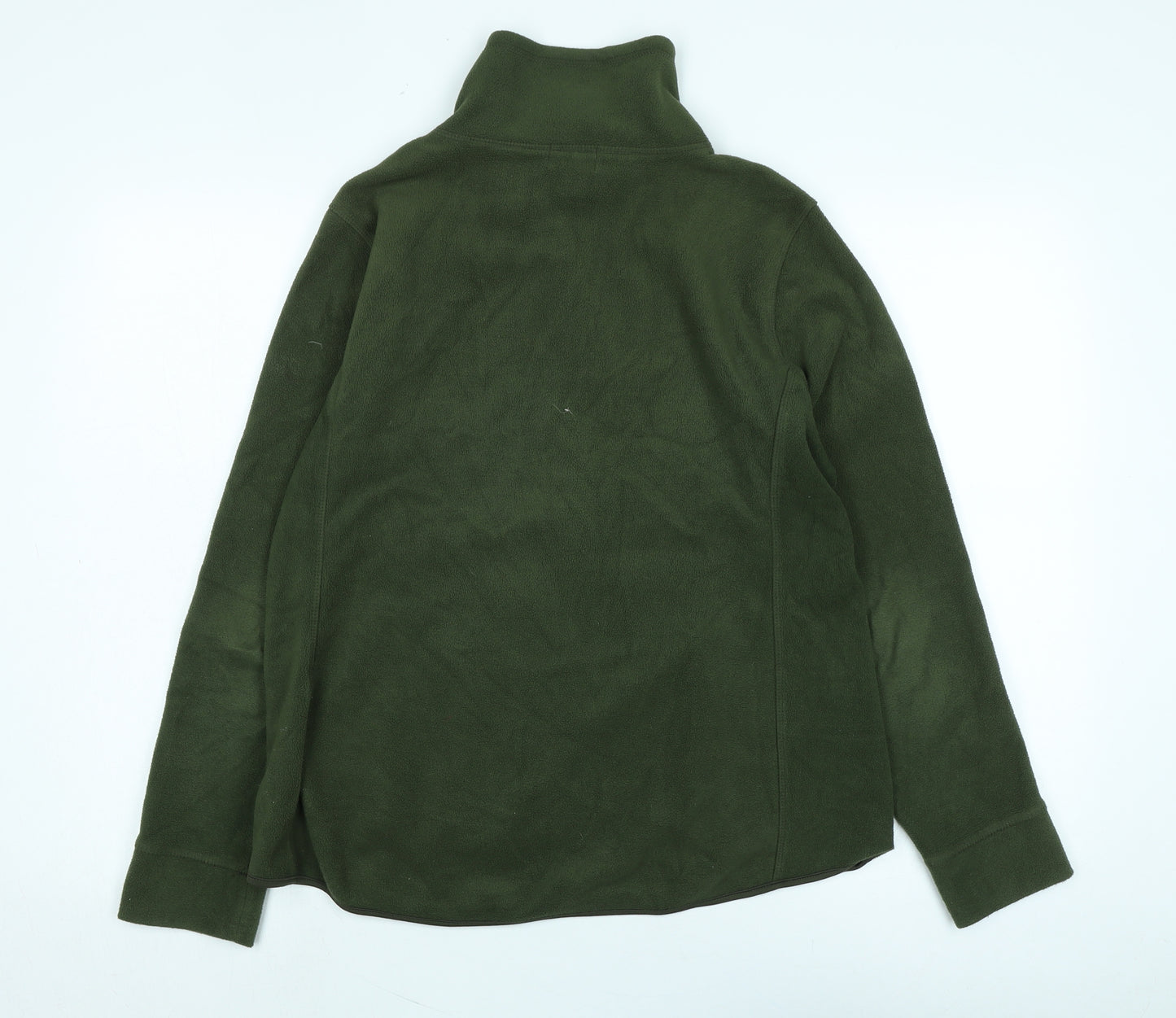 Old Navy Womens Green Jacket Size M Zip - Logo