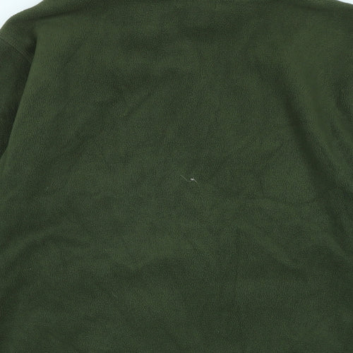 Old Navy Womens Green Jacket Size M Zip - Logo