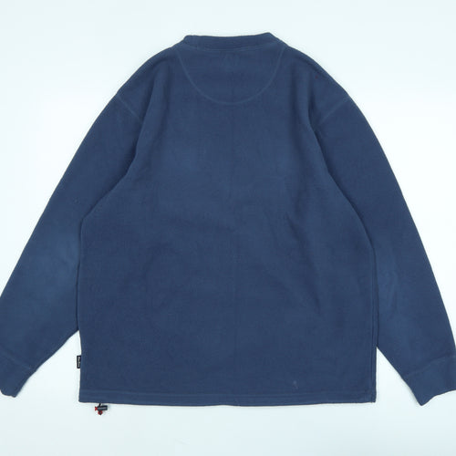 Peter Storm Mens Blue Polyester Pullover Sweatshirt Size S - Logo