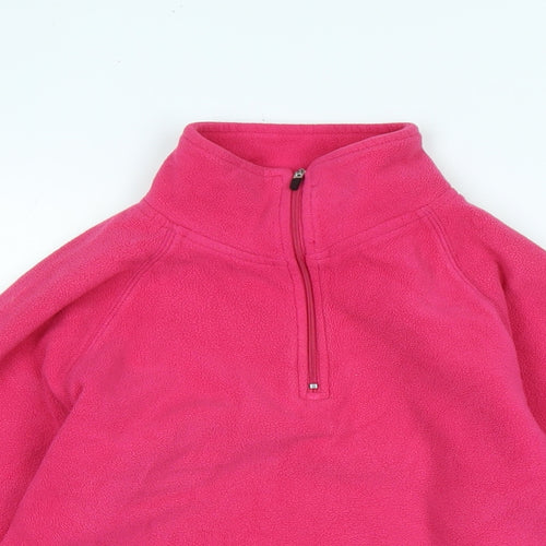 Champion Womens Pink Polyester Pullover Sweatshirt Size S - Logo