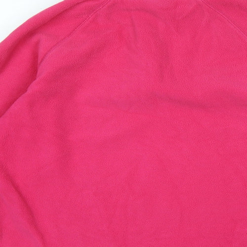 Champion Womens Pink Polyester Pullover Sweatshirt Size S - Logo