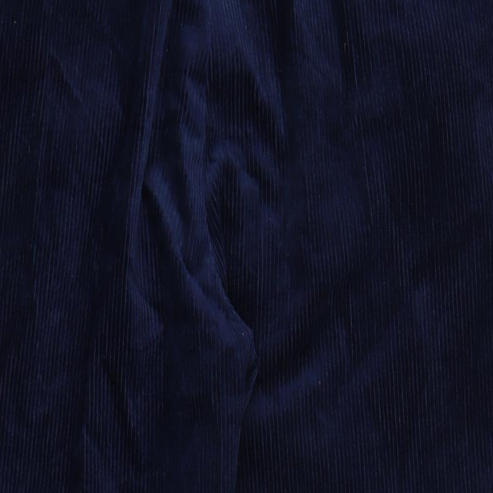 Cotton Traders Mens Blue Cotton Trousers Size 42 in L28 in Regular Zip