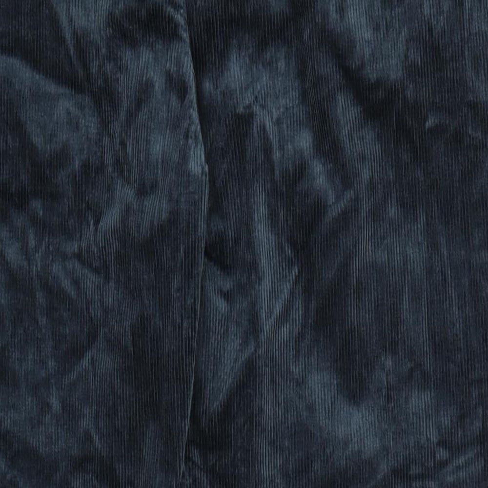 Marks and Spencer Mens Blue Cotton Trousers Size 44 in L29 in Regular Zip