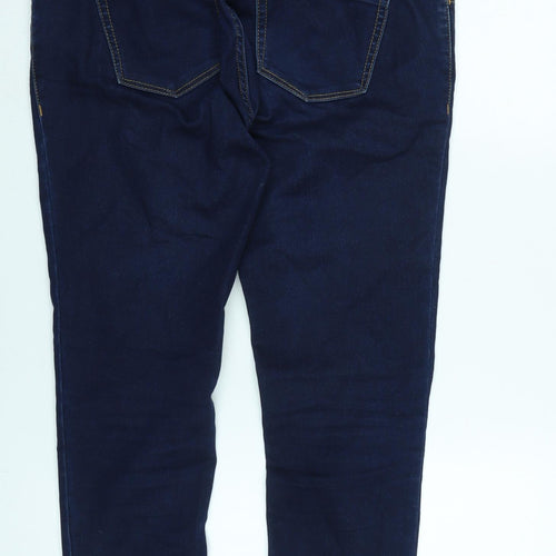 Kiabi Womens Blue Cotton Blend Jegging Jeans Size 34 in L30 in Regular