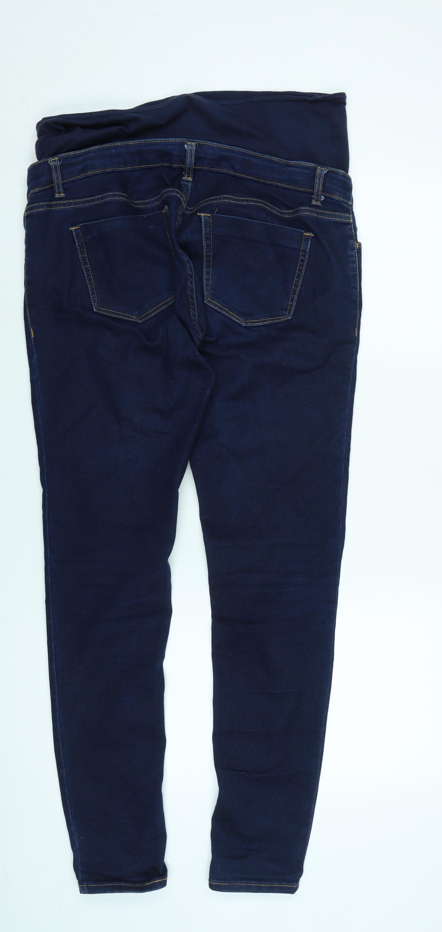 Kiabi Womens Blue Cotton Blend Jegging Jeans Size 34 in L30 in Regular
