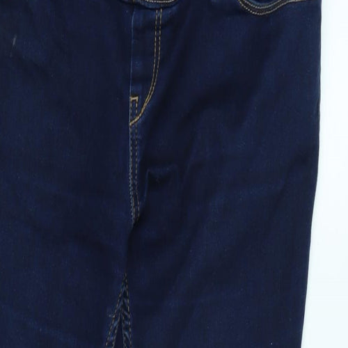 Kiabi Womens Blue Cotton Blend Jegging Jeans Size 34 in L30 in Regular