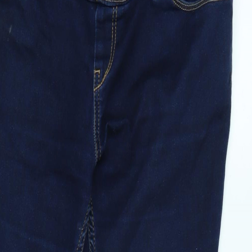 Kiabi Womens Blue Cotton Blend Jegging Jeans Size 34 in L30 in Regular
