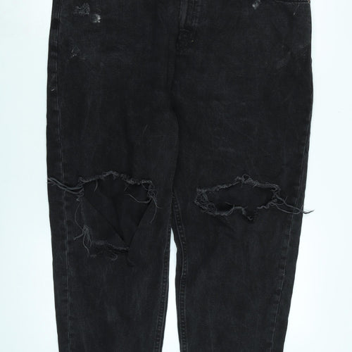 Berkshire Mens Black Cotton Blend Straight Jeans Size 38 in L26 in Regular Zip
