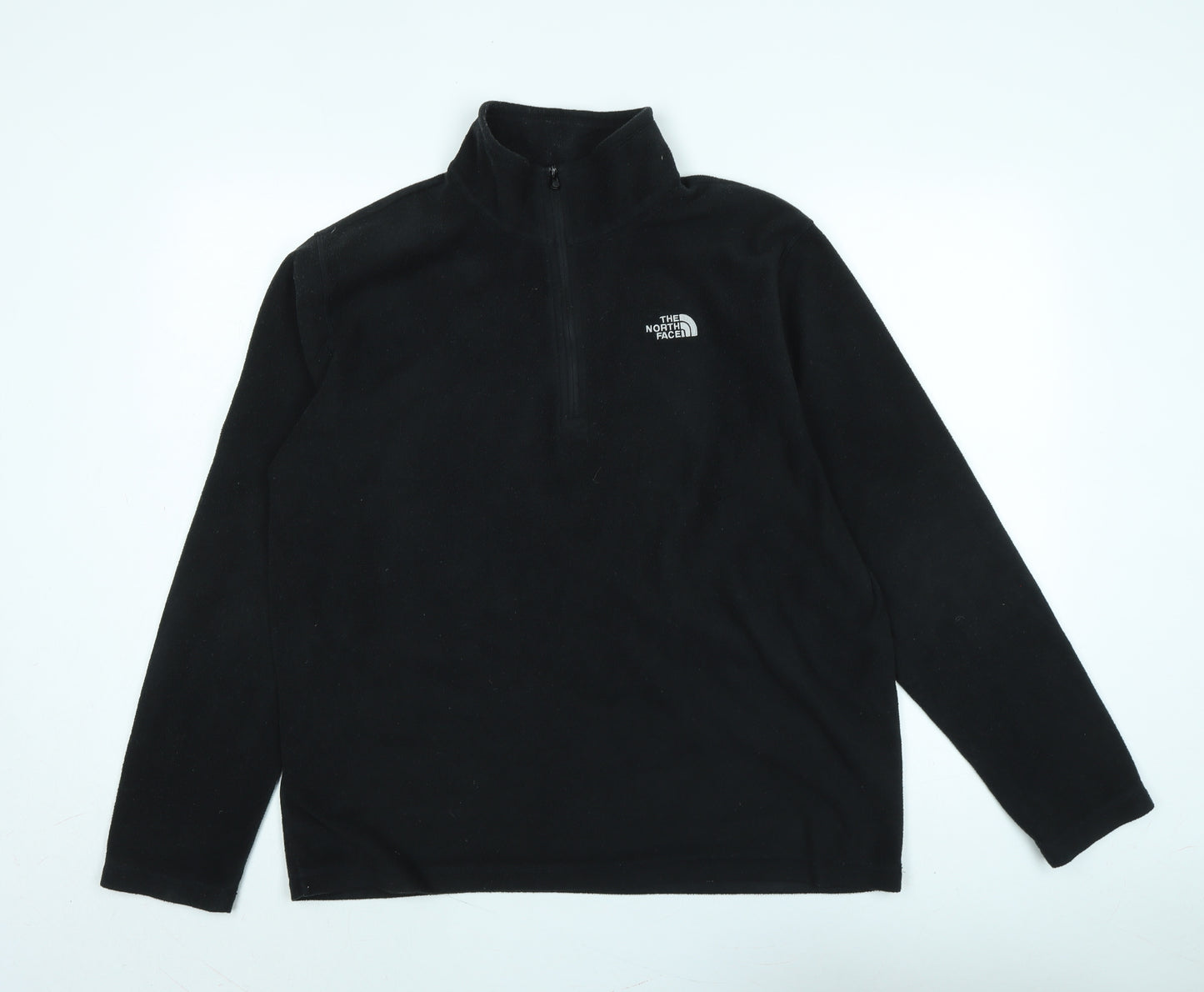 The North Face Mens Black Polyester Pullover Sweatshirt Size L - Logo -the North Face