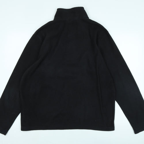 The North Face Mens Black Polyester Pullover Sweatshirt Size L - Logo -the North Face