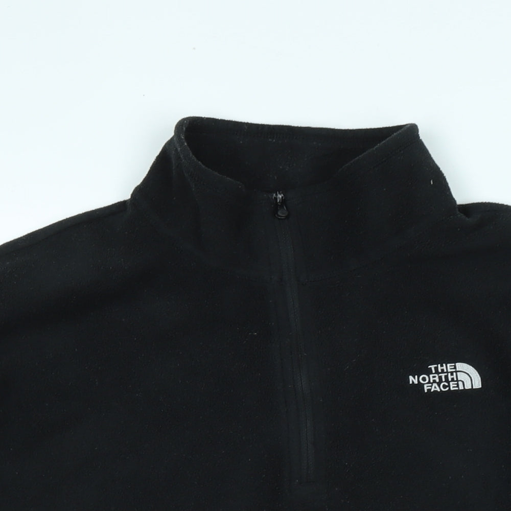 The North Face Mens Black Polyester Pullover Sweatshirt Size L - Logo -the North Face