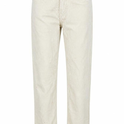 Dont thinkj twice Womens Beige Cotton Trousers Size 6 L26 in Regular Zip