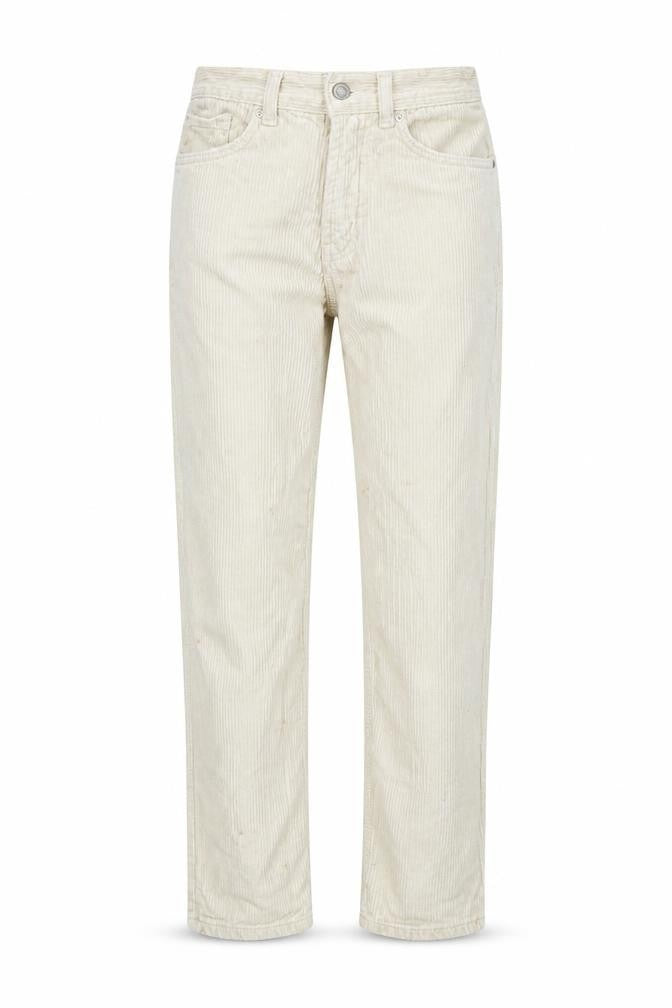 Dont thinkj twice Womens Beige Cotton Trousers Size 6 L26 in Regular Zip
