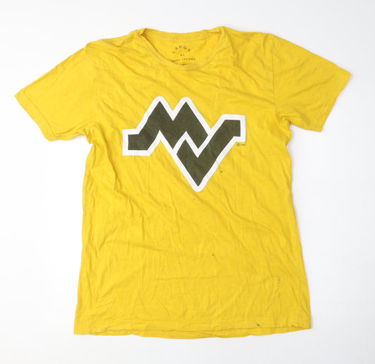 Marc Jacobs Men’s Yellow Graphic Retro T-Shirt Large