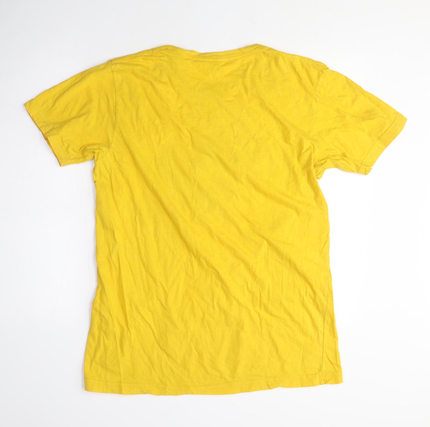 Marc Jacobs Men’s Yellow Graphic Retro T-Shirt Large