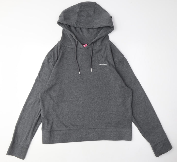 LA Gear Women's Grey Pullover Hoodie Size L