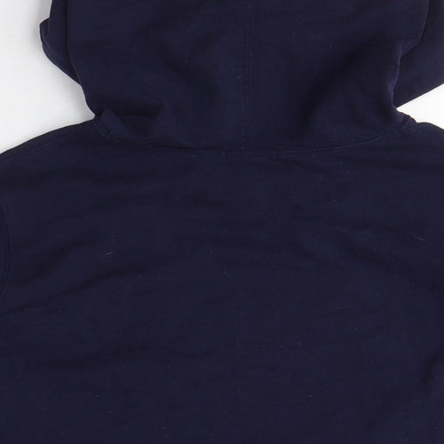 GAP Women's Blue Pullover Hoodie, Medium, Logo Accent